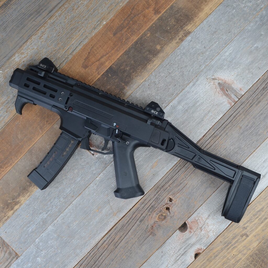 CZ Scorpion Evo SBT Folding Brace and Adapter HB Industries