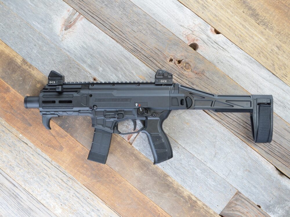 CZ Scorpion 3 Plus SBT Folding Brace and Adapter HB Industries