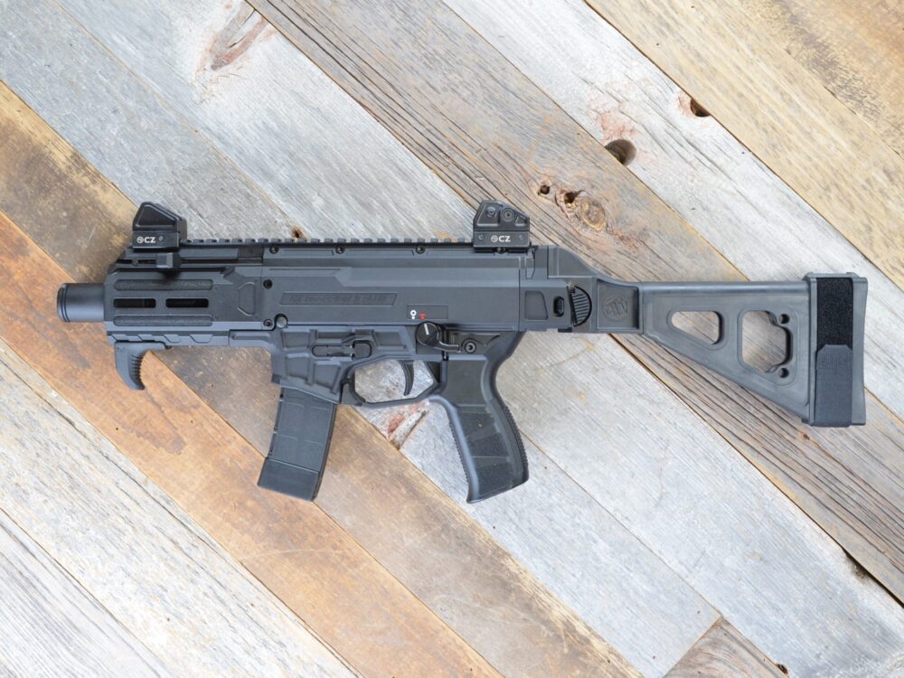 CZ Scorpion 3 Plus SBT Folding Brace and Adapter HB Industries